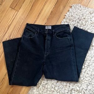 Riley Agolde Raw Hem Jeans
